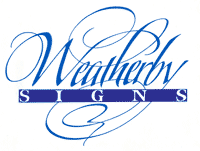 Weatherby Signs logo